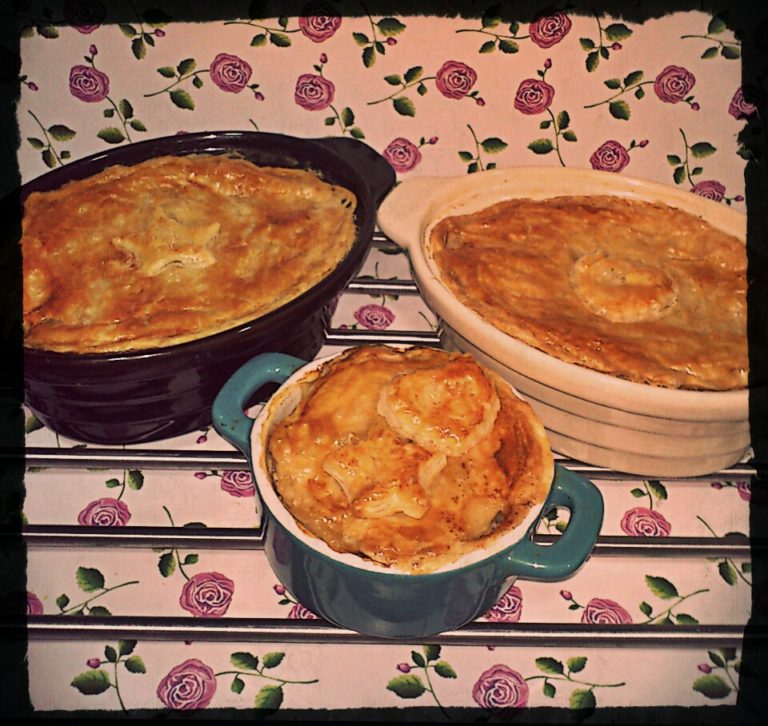 Pastel de Champiñones y Pollo