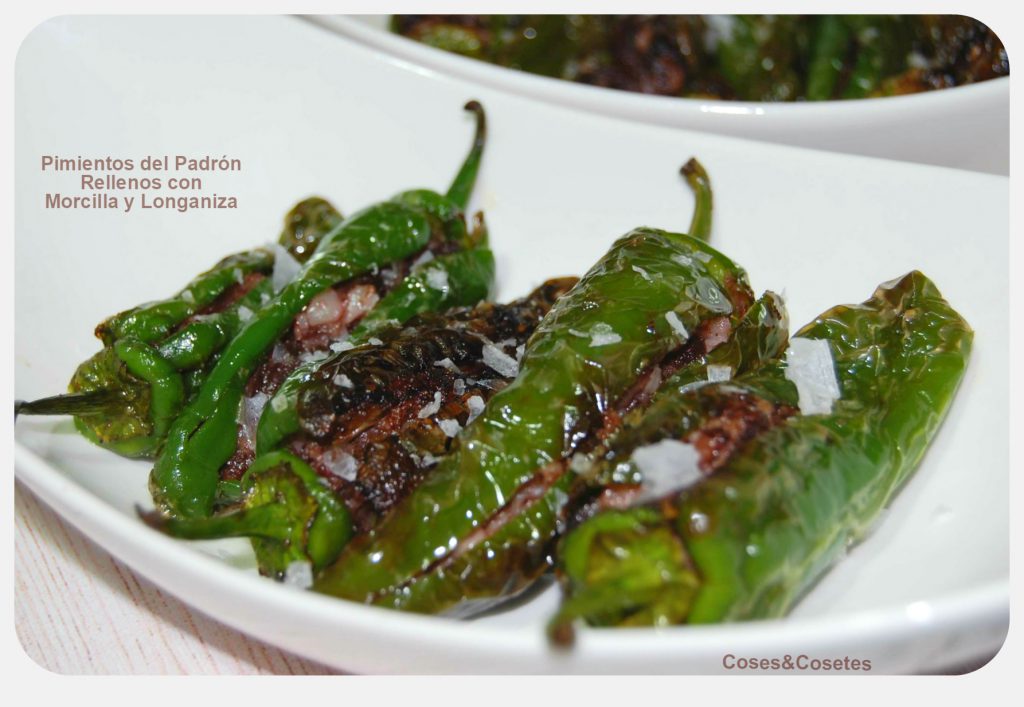 Pimientos del Padrón Rellenos de Blanco y Negro #Asaltablogs