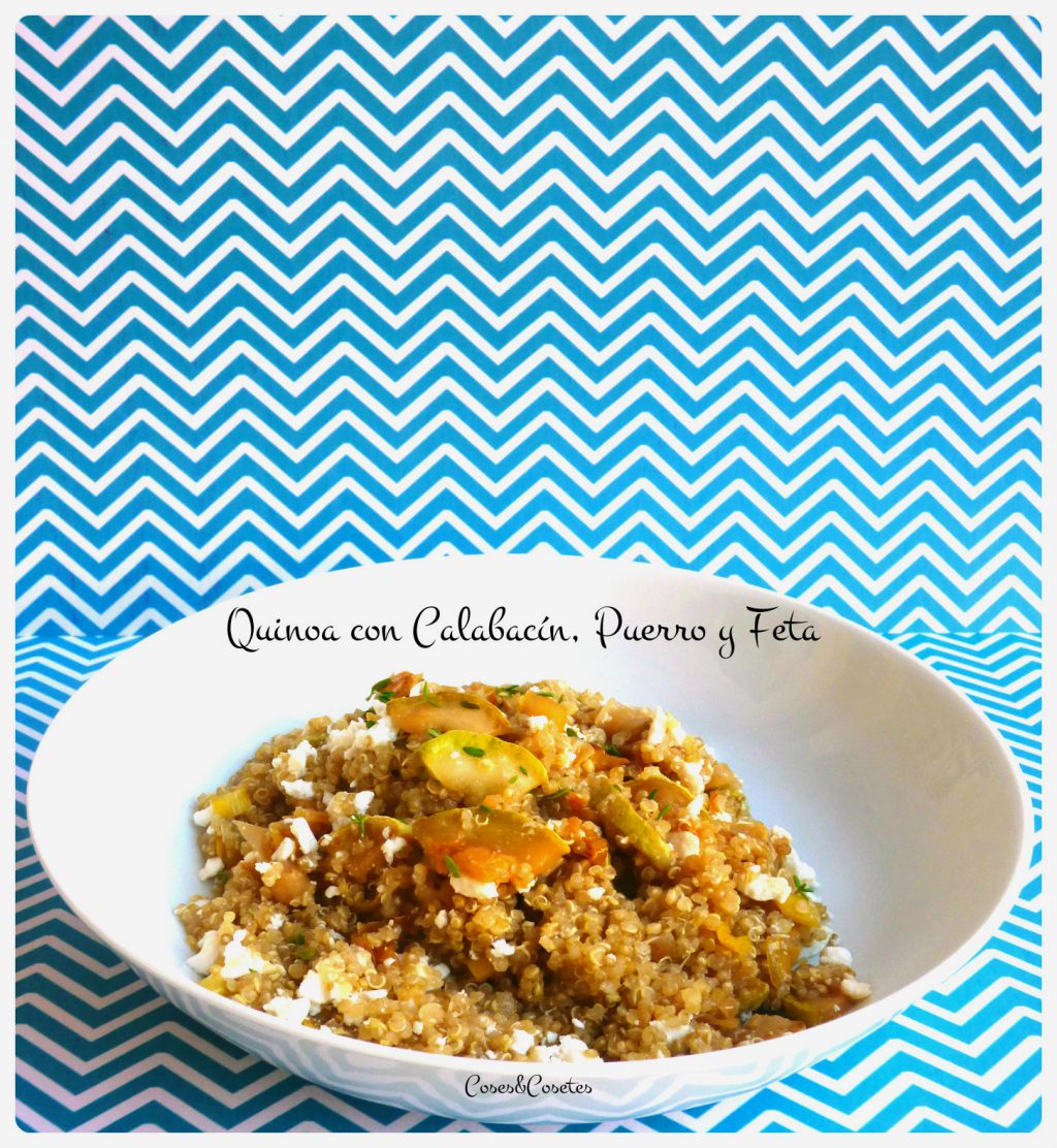 Quinoa con Calabacín, Puerro y Feta