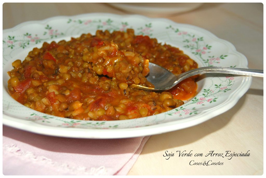 Soja Verde con Arroz Especiada