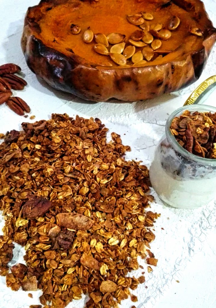 Granola Casera de Calabaza Saludable